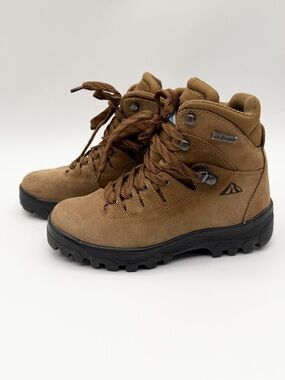 Mt Everest ‘Summer’ Leather Hiking Lace-up Boots Leather Brown Women’s Size 5.5